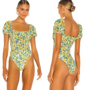 L*Space Marilyn One Piece in Daisy Diamond Sz 6 NWT
